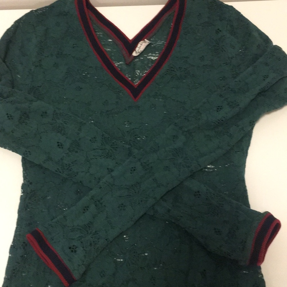 Free People Lace Shirt